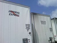 Cleaned and dirty semi-trailers.